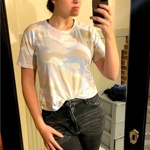 Camo crop top